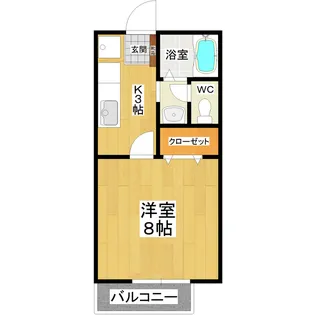 サウズヒルズS【2階】の間取り