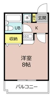 エスコートパレス【2階】の間取り