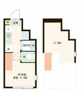MIKI【2階】の間取り