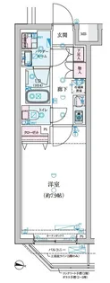 ジェノヴィア新中野スカイガーデン【2階】の間取り