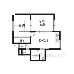 北新ハイツ【2階】の間取り