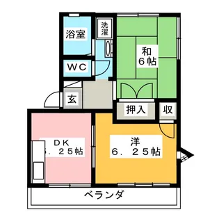 ル・エスポワール【1階】の間取り