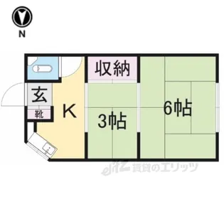児島アパート【2階】の間取り