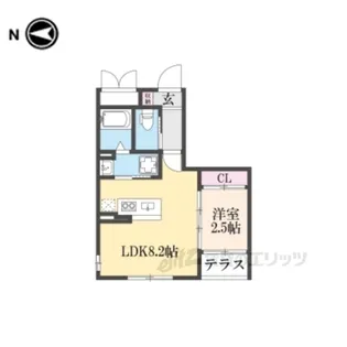 St.Residence伏見稲荷【3階】の間取り