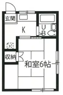 コーポすずき【2階】の間取り