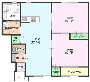 フューチャー【1階】の間取り