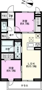 エース茜【1階】の間取り