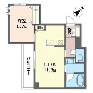 スタンド フィールド【2階】の間取り