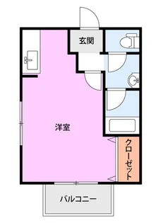 コーポひまわり【1階】の間取り
