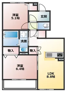 コンフォート・マナ【1階】の間取り