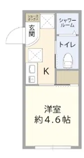 アスパイア新宿【1階】の間取り
