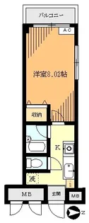 ドリームキャッスル西新井【2階】の間取り