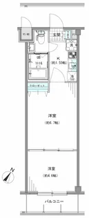 クレアドミール鴻巣【2階】の間取り