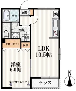 サンパレット【2階】の間取り