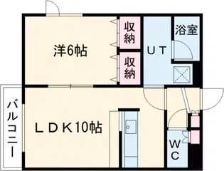 フローレンス【1階】の間取り