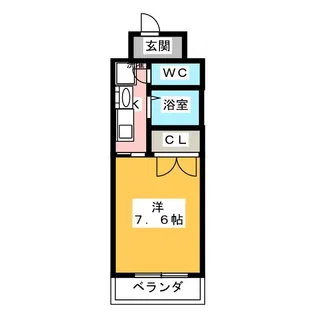 バウスクロス日進竹の山【6階】の間取り
