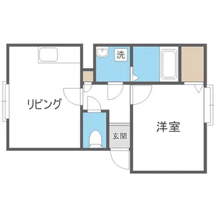 カステル北野【2階】の間取り