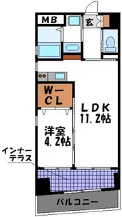 レジデンス住吉【7階】の間取り