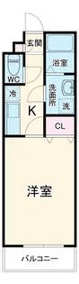 アンプルール ブワ Y・S【1階】の間取り