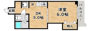 モトイマハイツ【2階】の間取り