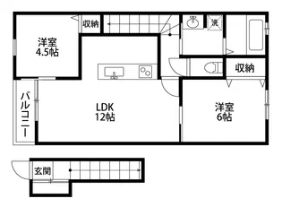 アドラブル【2階】の間取り