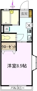 ハイツカトウ【3階】の間取り