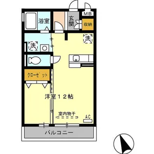 セジュール ネクサス【2階】の間取り