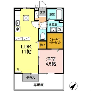エスペランサ【2階】の間取り