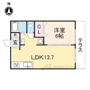 船橋吉野マンション【1階】の間取り