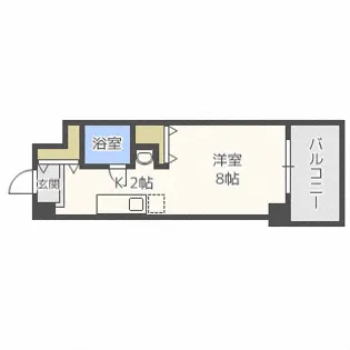 メゾンドブーケ円山【5階】の間取り