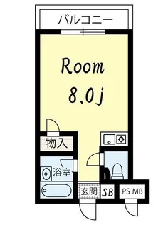 コルディアーレ警固【1階】の間取り