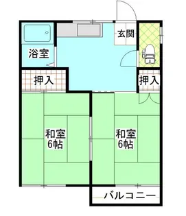 コーポラスSAWA【2階】の間取り