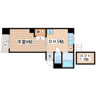 高橋ビル【6階】の間取り