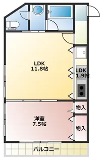 エザンスI【2階】の間取り