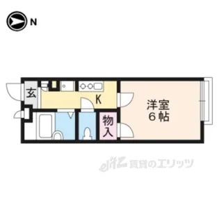 レオパレス吉川【2階】の間取り
