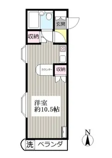 プレステージKS3【3階】の間取り
