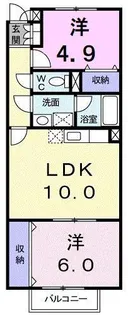 ソレイユ【1階】の間取り