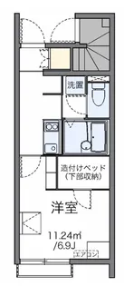 東京都調布市深大寺東町5【アパート】の間取り