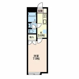 新潟県長岡市南七日町【アパート】の間取り