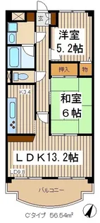 ヴィラ カターラ【5階】の間取り