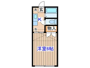 コーポ鷺ヶ森21【2階】の間取り