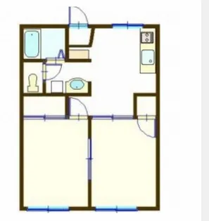 ウインドヒルk【1階】の間取り