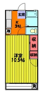 池田マンション【3階】の間取り