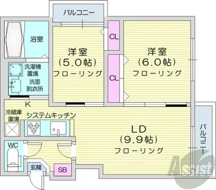 アルシオーネS12【2階】の間取り