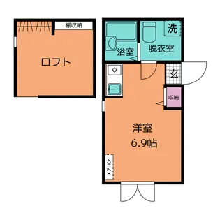 プリマシーサイド【1階】の間取り