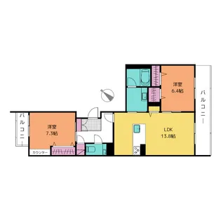 ベラ ルーナ【3階】の間取り