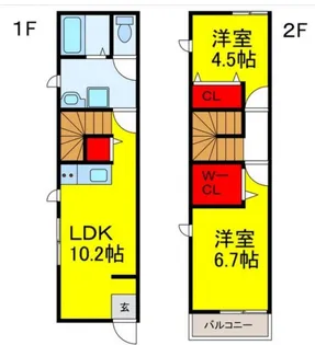 カーサ中台の間取り