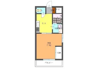ベルビレッジ【1階】の間取り
