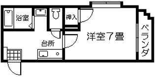 ルーミナスE棟【1階】の間取り
