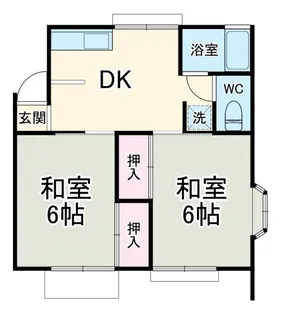グランデュールA棟【1階】の間取り